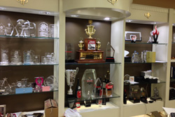 Hayes Jewelers trophies